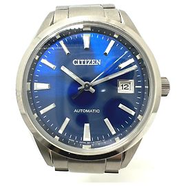 Citizens of Humanity CITIZEN - Orologio automatico meccanico con data, acciaio inossidabile, uomo, argento, come nuovo Argento