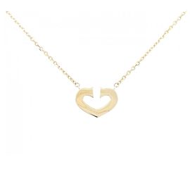 Collana C Cuore Cartier Giallo