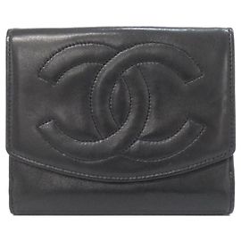 Chanel Timeless CC Line Wallet Black