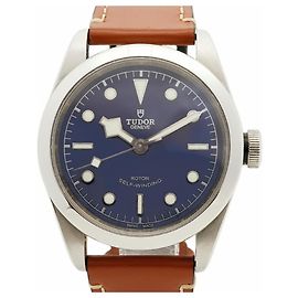 Autre Marque Orologio da uomo Tudor Black Bay con quadrante blu Nero