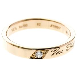 Hochzeitsring Toujours Signature Etoile aus Roségold Van Cleef & Arpels () Modischer Diamantring aus Roségold Pink