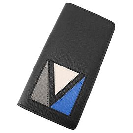 Cartera Larga Taiga Shape Brazza LOUIS VUITTON Negra para Hombre Negro