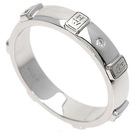 Anillo de Diamante HW Logo de Harry Winston - Oro Blanco Mujer Blanco