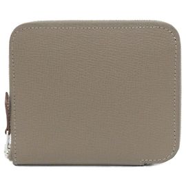 Hermès Hermes EN LIBERTE Silk In Compact Wallet Brown