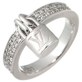 Louis Vuitton Lockit Ring # Diamantring, Weißgold () Weiß