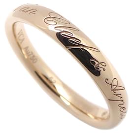 Van Cleef & Arpels Tendrement Signature Wedding Ring, Size , Rose Gold, Women's, Golden