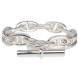 Bracciale Chaine d'Ancre GM in Argento per Uomini di Hermès Argento