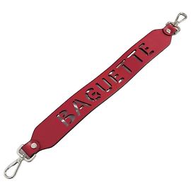 Fendi Strap You Mini Red Bag Handle BAGUETTE Red