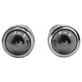 Gemelli Tiffany & Co. Paloma Picasso, Argento Sterling con Ematite, Uomo Argento