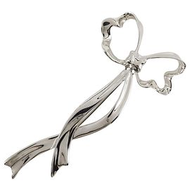 Tiffany & Co Tiffany TIFFANY&Co. Broche de Cinta Plata Aproximadamente. . Damas Plata