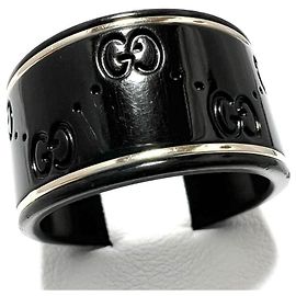 GUCCI Herren Icon Ring, Weißgold Weiß