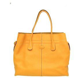 Borsa Tod's Borsa Tote in pelle da donna Gialla Giallo