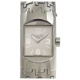 Dior Diophyllic Watch - Stainless Steel Quartz Analog Display White Dial Ladies White