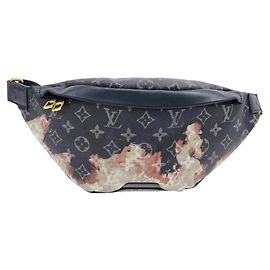 Borsa a Spalla PM Discovery Monogram Bleach di Louis Vuitton Blu