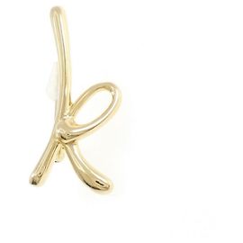 Tiffany & Co Broche initiale Tiffany Jaune