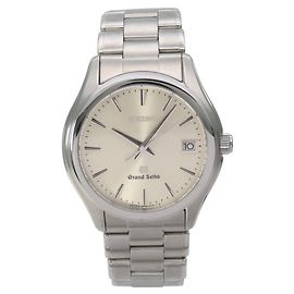 Grand Seiko Seiko Grand - Stainless Steel Watch with Silver Dial, Men's Silvery