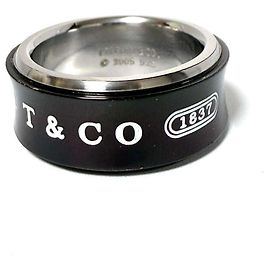 Tiffany & Co Anello largo Combi da uomo Tiffany, Argento Argento