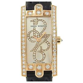 Harry Winston HARRY WINSTON Avenue C Silver Dial Dial/Bezel Diamond Quartz Pink