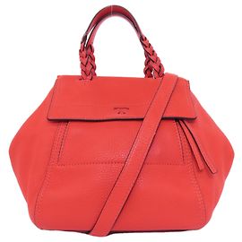 Borsa in pelle Tory Burch per donne Rosso