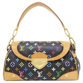 Borsa Beverly MM Multicolore Louis Vuitton Nero