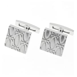 Cartier Happy Birthday Cufflinks, Silver Silvery