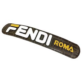 FENDI, FILA, Zucca Strap You shoulder pad strap, coated canvas, women's, brown Brown
