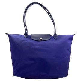 Borsa Longchamp Le Pliage, materiale in nylon, per donne. Blu