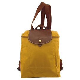 Longchamp Le Pliage Backpack/Daypack Nylon for Women Yellow