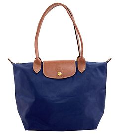Borsa Tote Le Pliage Longchamp, Materiale in Nylon, Donna Blu