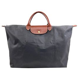 Longchamp Le Pliage Tote Bag, Nylon Material, Women's Brown