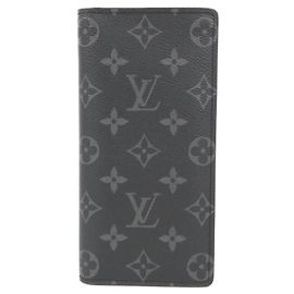 Portafoglio Brazza Monogram Eclipse di Louis Vuitton Nero