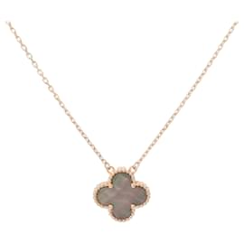 COLLIER VINTAGE ALHAMBRA VAN CLEEF & ARPELS, Détails de Réparation d'Avril, Femme, Or Rose (PG), Qualité A, Utilisé, Ginzo Rose