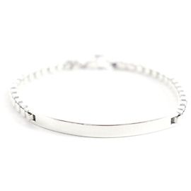 Tiffany & Co Bracciale ID Tiffany Venetian Link in argento - Accessorio da uomo - Peso . Argento