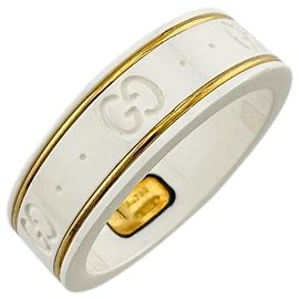 Anello Gucci, oro, uomo e donna, GUCCI Bianco