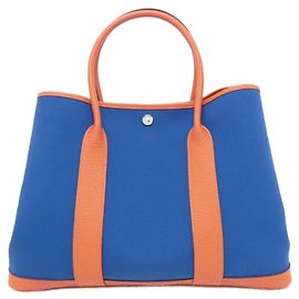 Borsa Garden Party di Hermès Blu