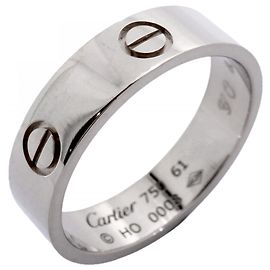 Cartier Love Ring, Weißgold, Größe , Herren Weiß