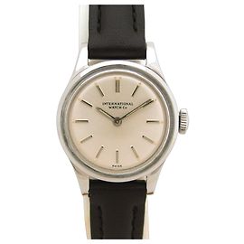 IWC Round case Ladies watch Hand-wound Black