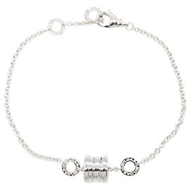 Bvlgari Bulgari Armband, Weißgold (WG), Damen, Silberfarbend Weiß