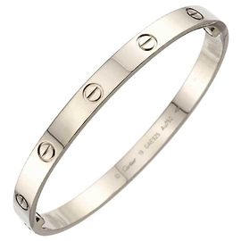 Bracciale Love Cartier # WG Bangle in Oro Bianco Bianco