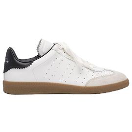Isabel Marant Leder Sneakers Weiß
