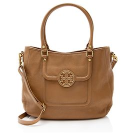 Tory Burch Hobo Clássico Amanda em Couro Marrom