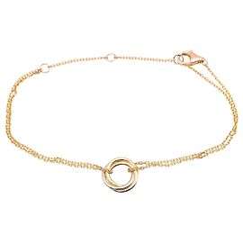Bracelet Trinity Cartier en or K18 Doré Métallisé