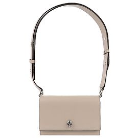 Alexander Mcqueen Bolsa Biker Pequeno Crânio Marrom