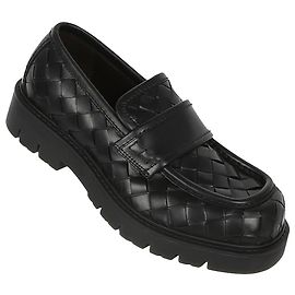 Bottega Veneta Mocassin Tête de Chien Noir