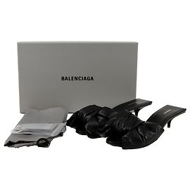 Balenciaga Bogen Sandalen Pumps Größe Schwarz