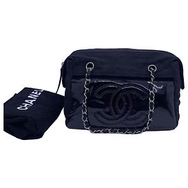 Borsa Chanel Camera Bag in pelle nera Nero