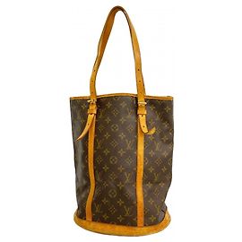 Louis Vuitton Monogram Bucket GM Tote Bag Braun