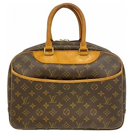 Sac à main Deauville Monogram Louis Vuitton Marron