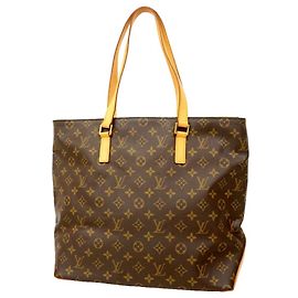 Louis Vuitton Monogram Cabas Mezzo Tote Tasche Braun