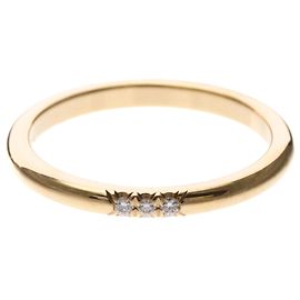 Tiffany & Co Anel Tiffany Forever com 3 diamantes em ouro rosa Dourado